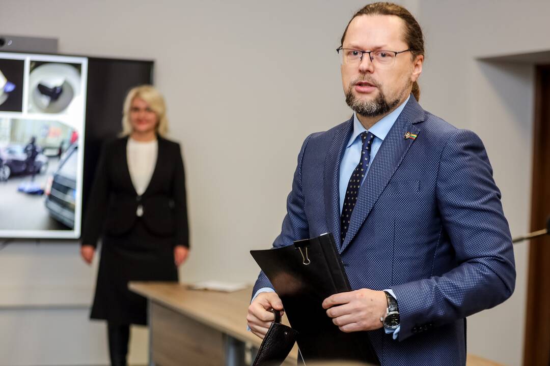 Spaudos konferencija dėl galimų Jurbarko politikės sūnų nusikaltimų