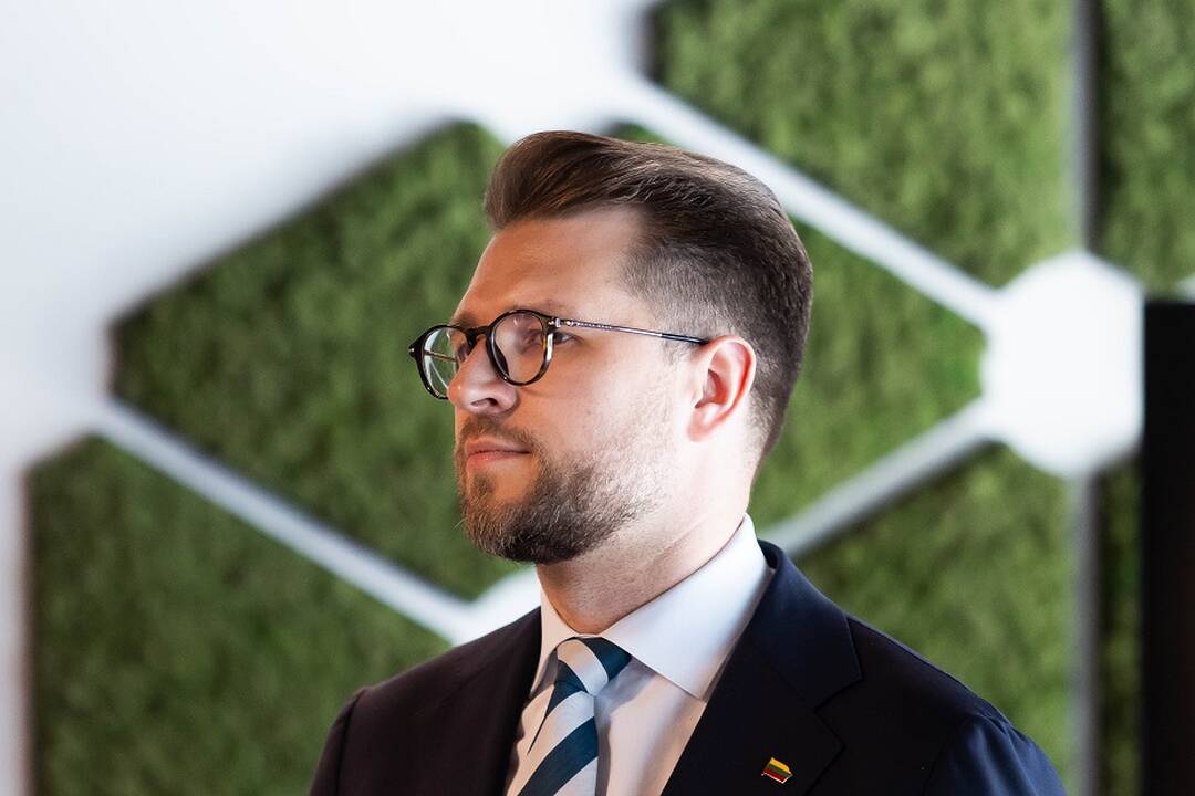 EK atstovo Stéphane Séjourné ir ministro Luko Savicko trumpoji spaudos konferencija 