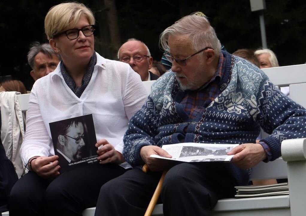 Ingrida Šimonytė ir Vytautas Landsbergis