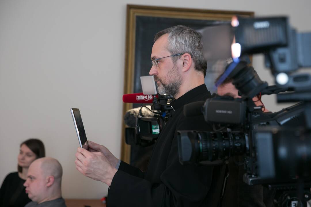  Gintaro Grušo spaudos konferencija