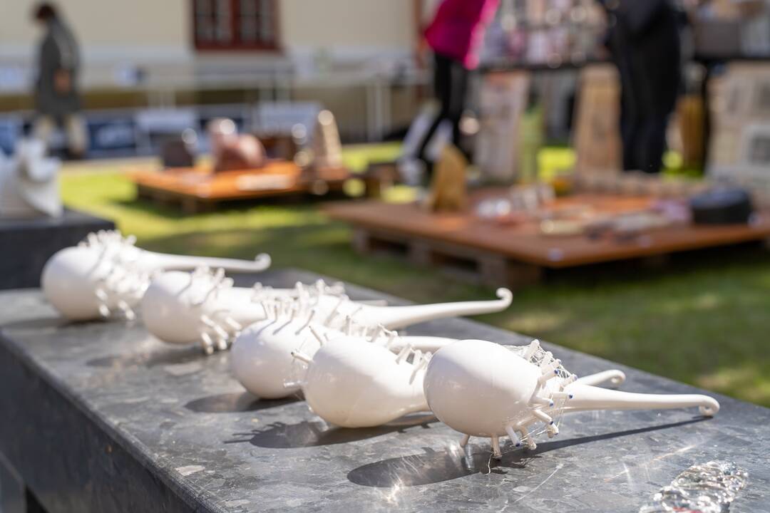 Kauno menininkų mugė Ukrainai paremti 