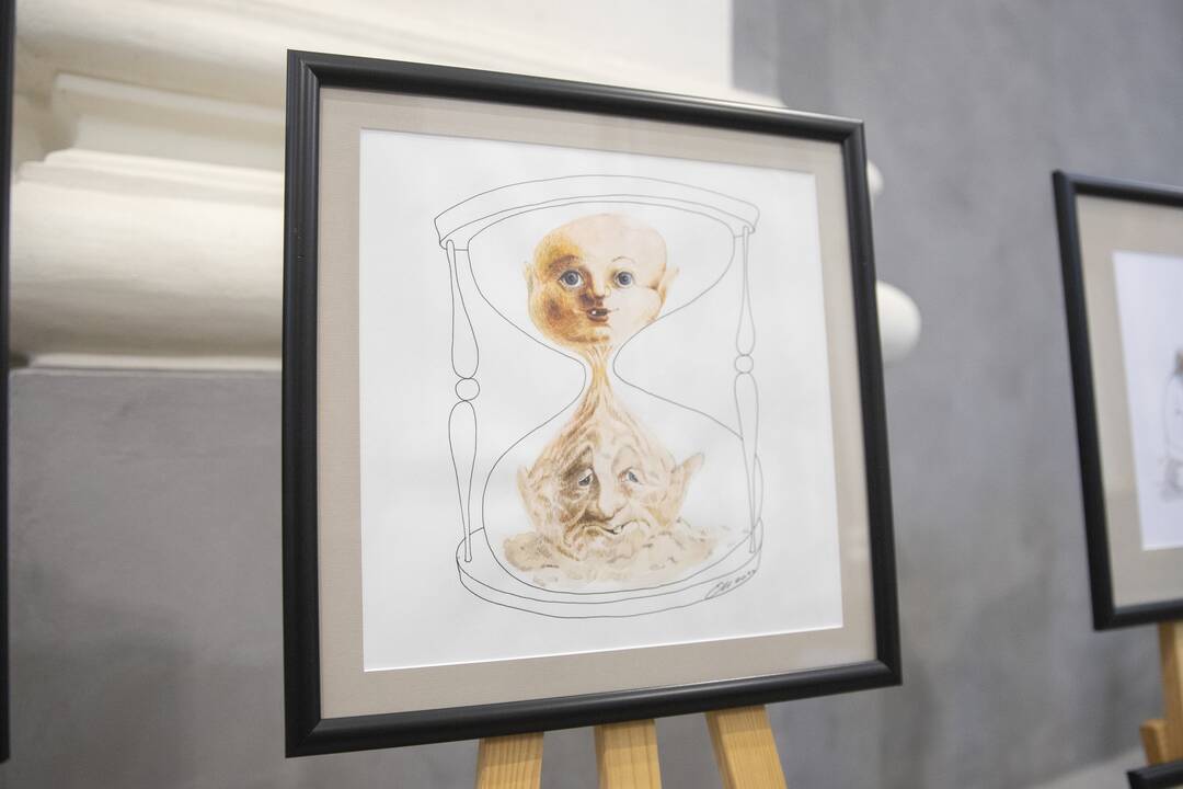 Karikatūrų paroda Šv. Jurgio bažnyčioje