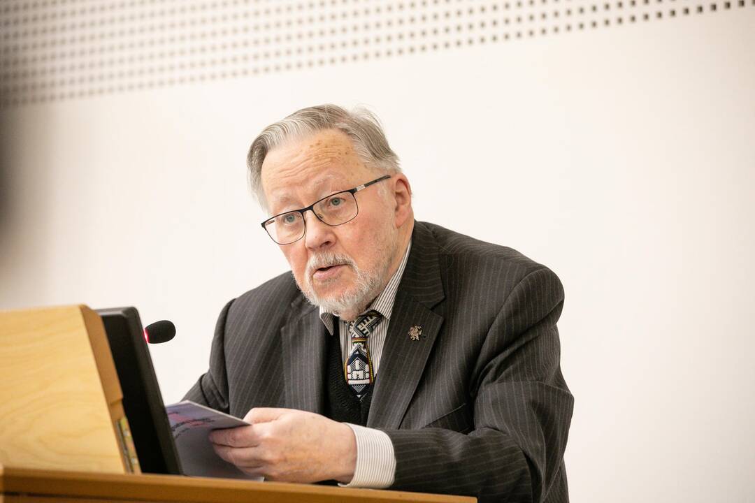 Pranešimą skaitys Vytautas Landsbergis