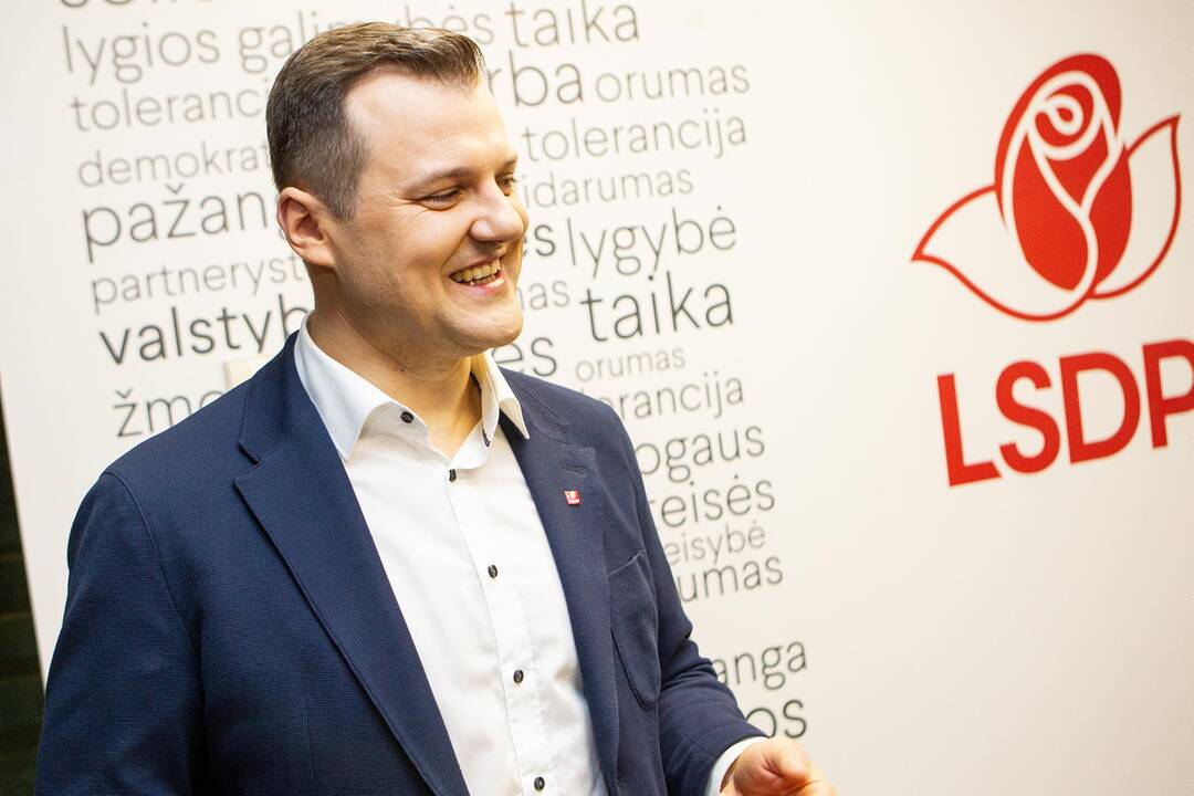 Dabartinis partijos pirmininkas Gintautas Paluckas
