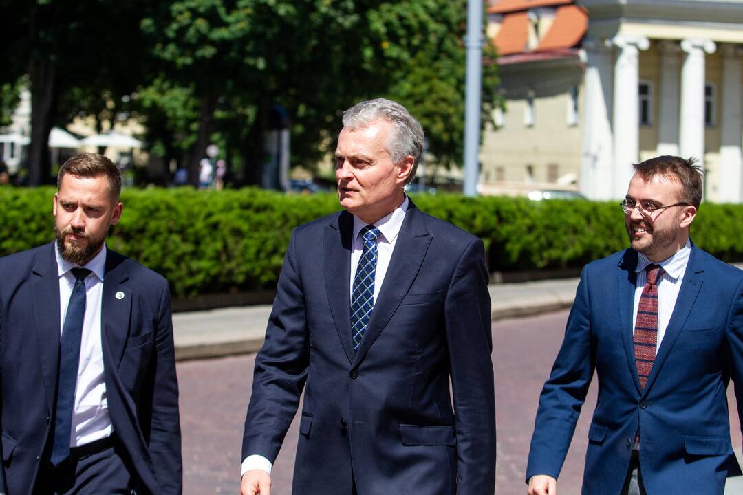 G. Nausėda susitiko su R. Karbauskiu ir G. Landsbergiu