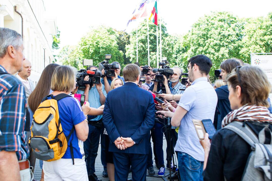 G. Nausėda susitiko su R. Karbauskiu ir G. Landsbergiu