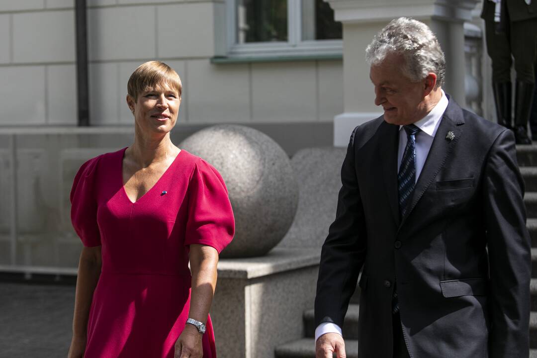 Į Lietuvą atvyko Estijos prezidentė