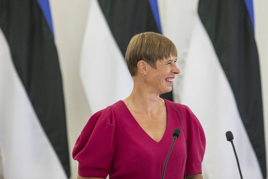 Į Lietuvą atvyko Estijos prezidentė
