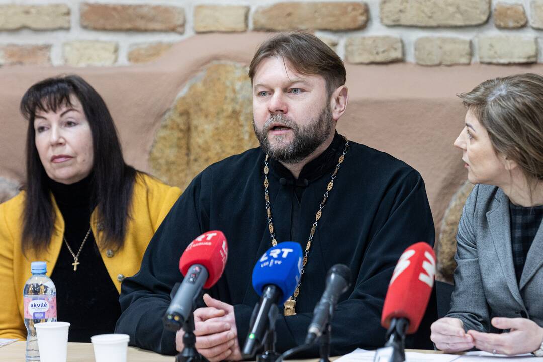 Lietuvos stačiatikių arkivyskupijos atstovų spaudos konferencija
