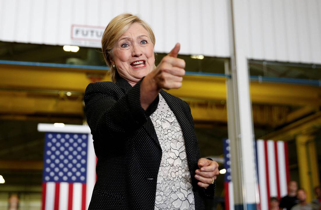 H. Clinton žingsnis padidino spaudimą D. Trumpui