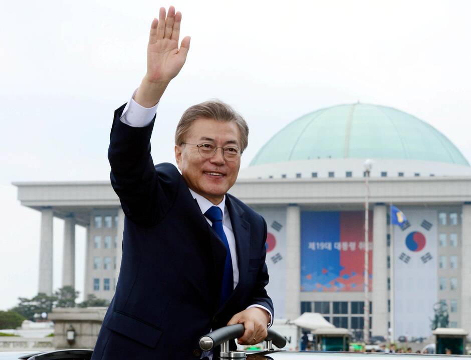Pietų Korėjos prezidentas Moon Jae-inas