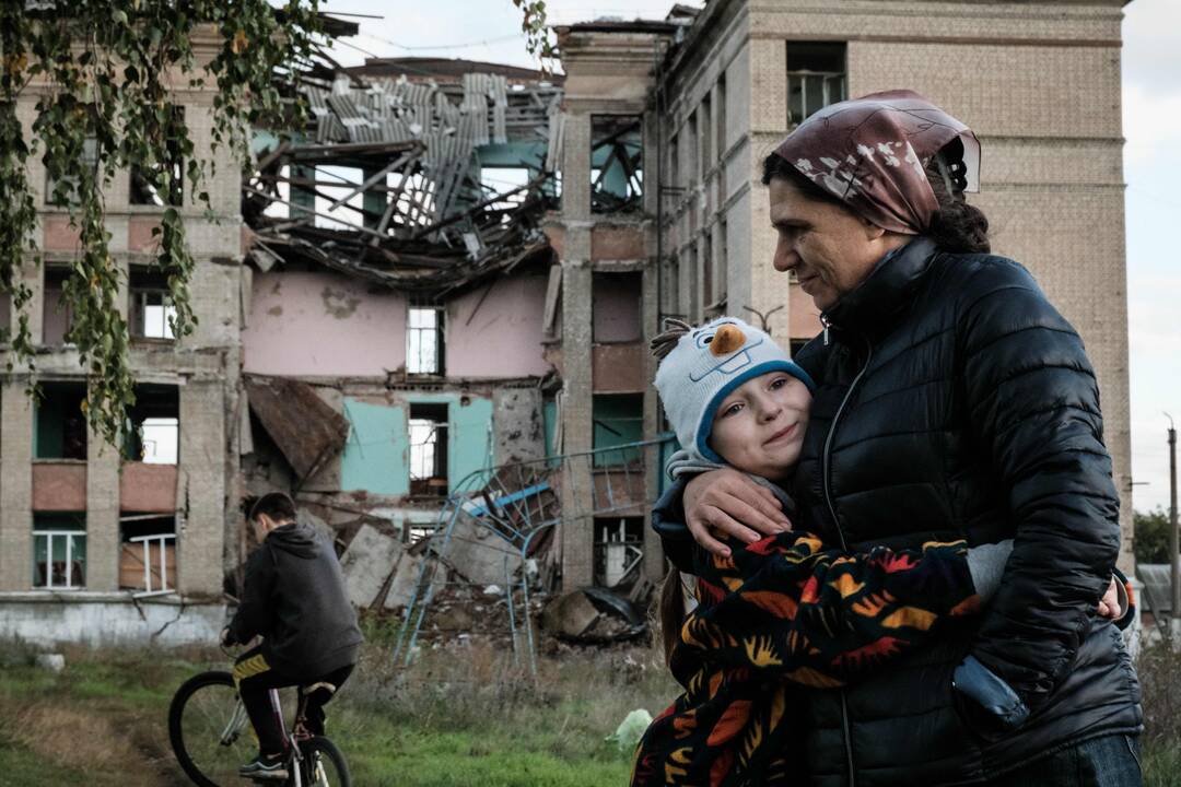 JT: dėl karo Ukrainoje skurde atsidūrė 4 mln. vaikų