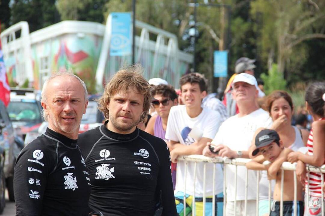 Dakaro finišo podiumas