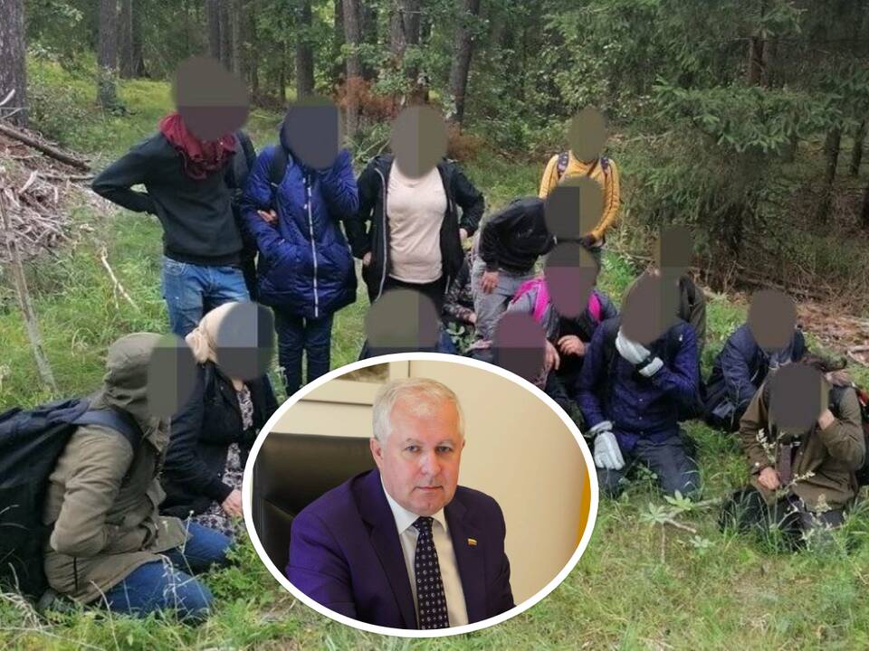 A. Anušauskas apie migrantus: jie pakliūna į Lukašenkos tarnybų spąstus