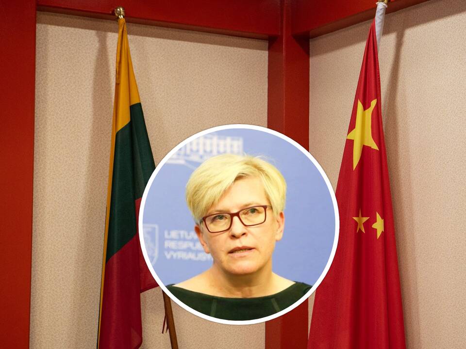 I. Šimonytė nesutinka su Kinijos kaltinimais: mes laikomės sutarties