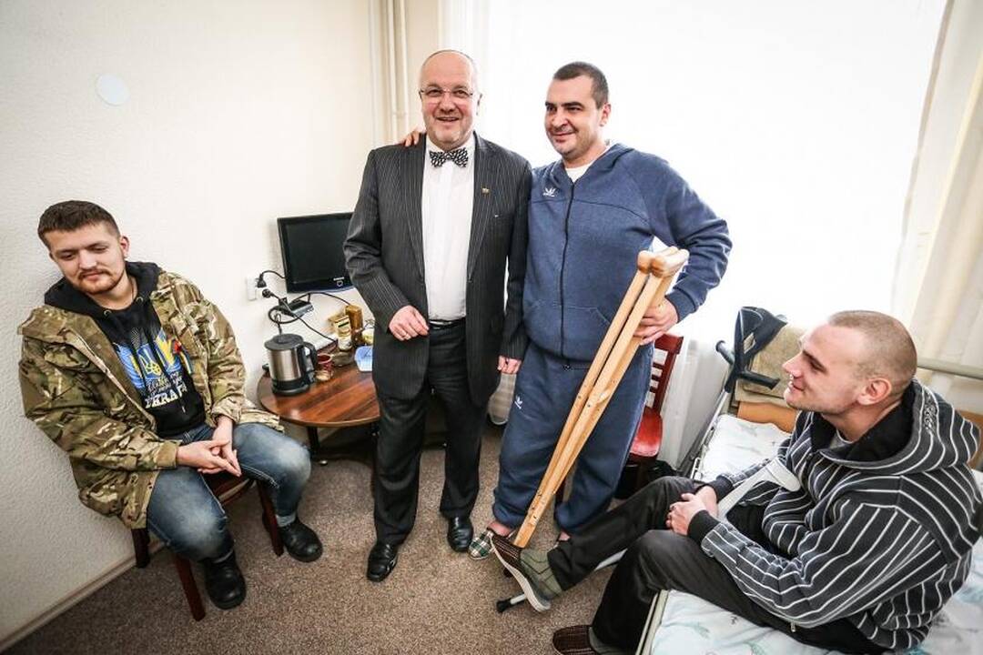 Lietuvoje gydysis dar keturi Ukrainos kariai