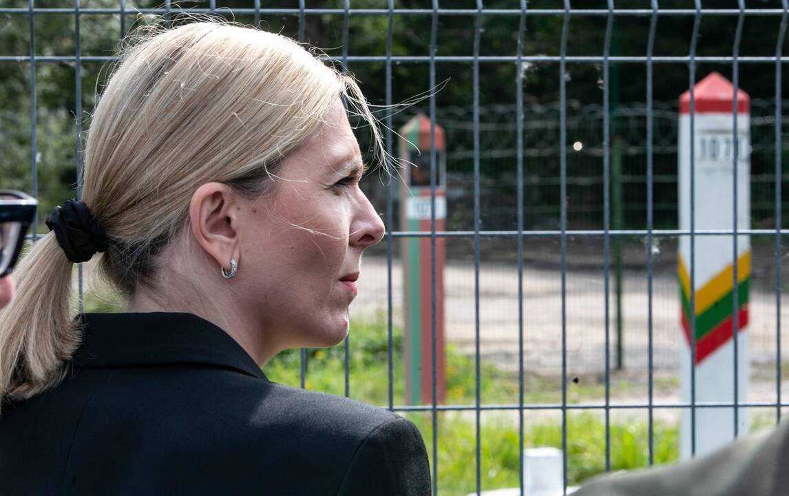 A. Bilotaitė tvirtina, kad tvora pasienyje pasiteisino: padėjo nepraleisti 9 tūkst. migrantų