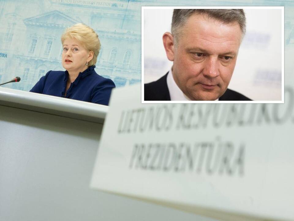 Skandalui įsisiūbuojant Prezidentūra nutraukė tylą