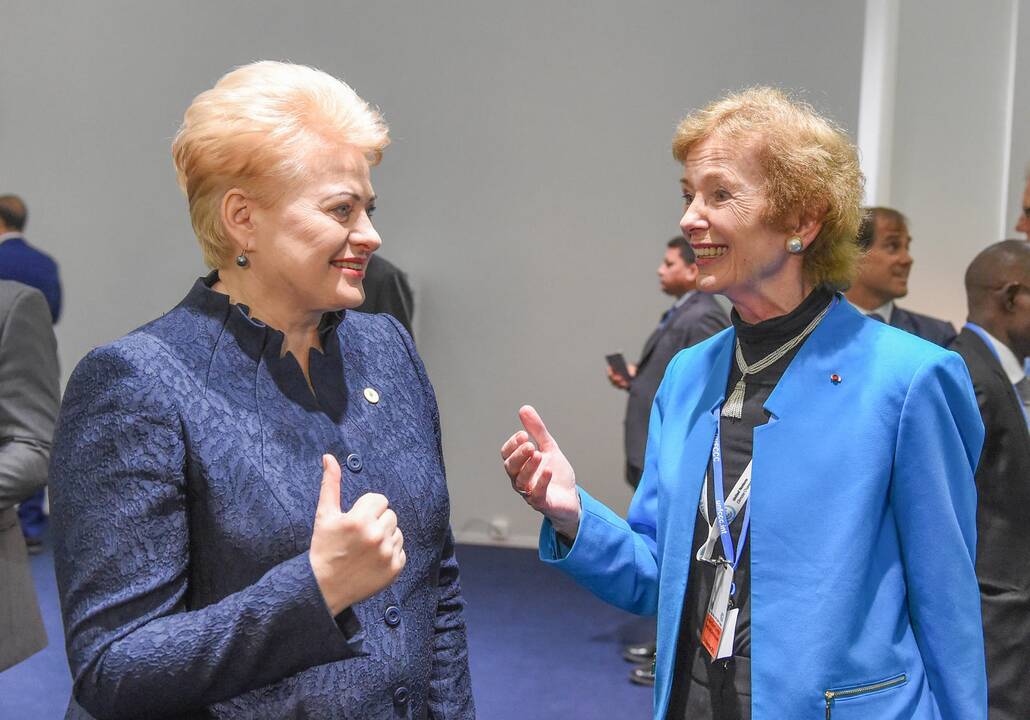 Prezidentė dalyvauja klimato kaitos konferencijoje Paryžiuje