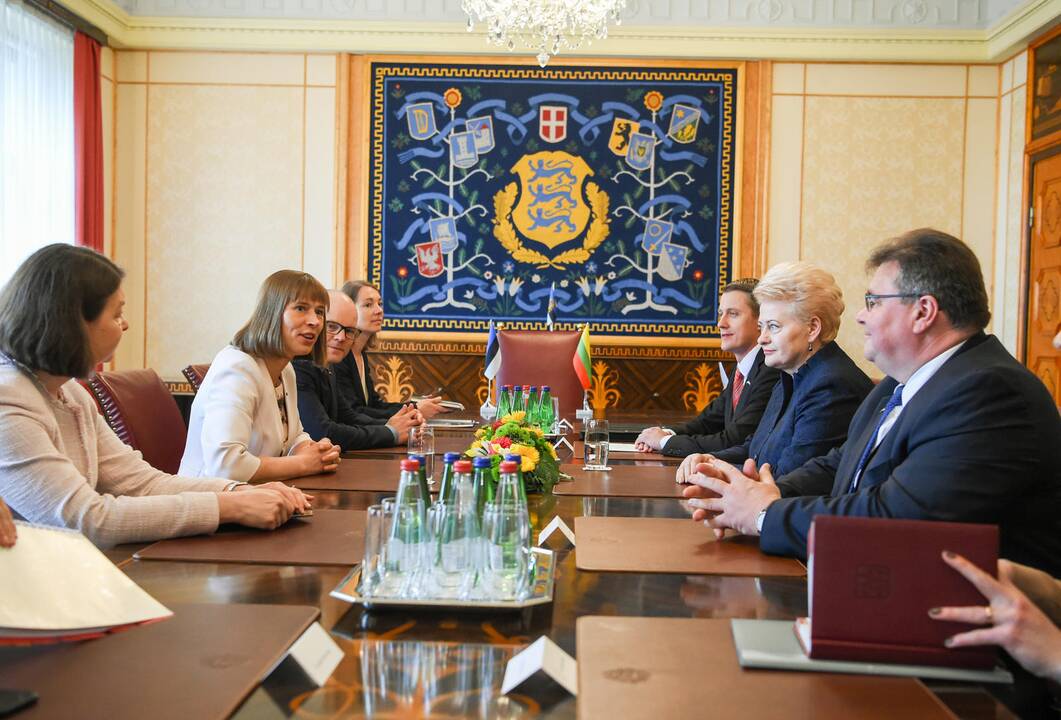 Taline susitiko dvi Baltijos šalių prezidentės