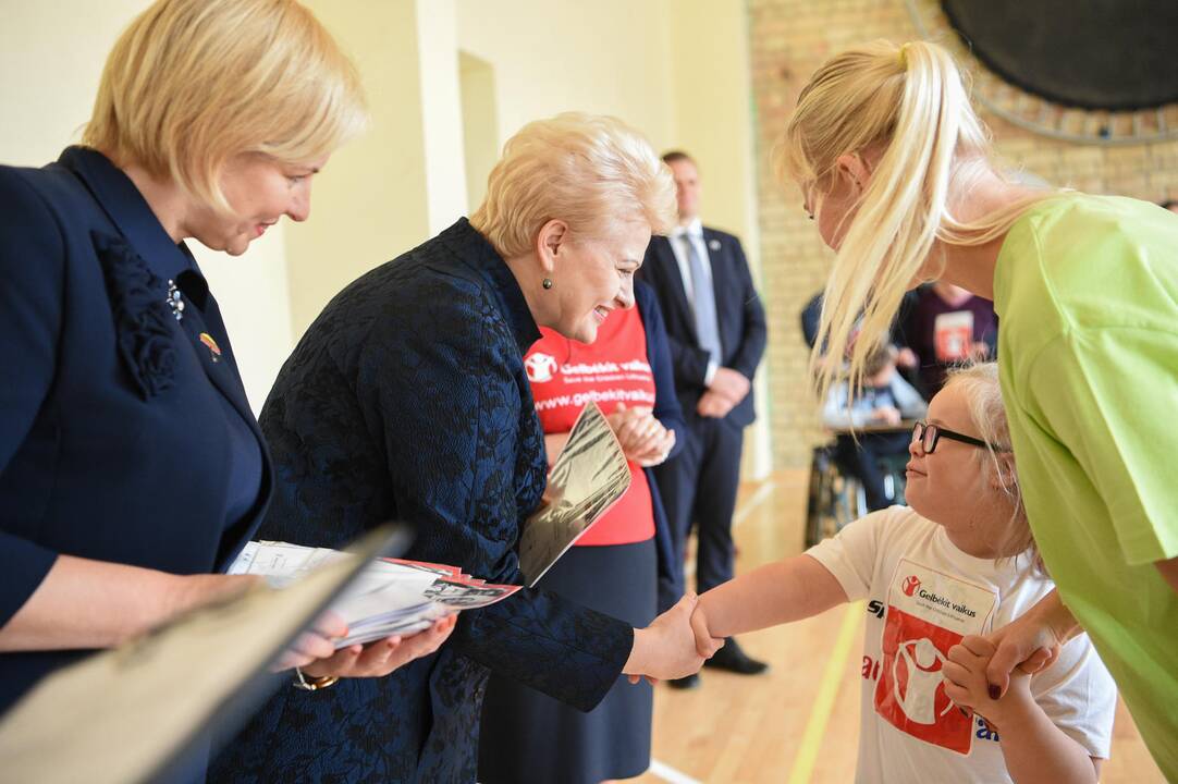 Prezidentė davė startą „Solidarumo bėgimui“