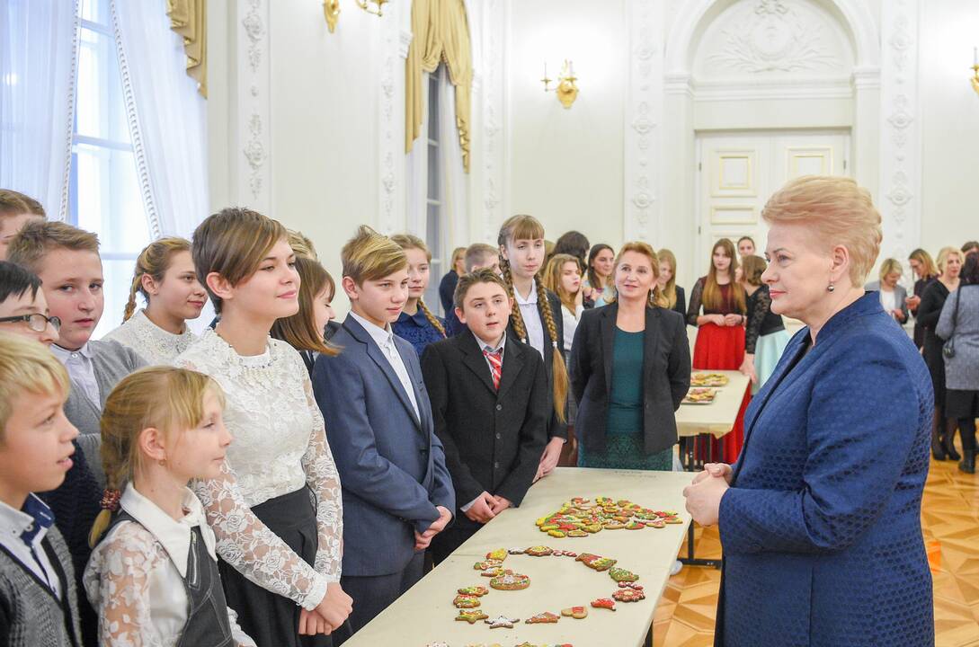 Tradicinis prezidentės ir vaikų susitikimas