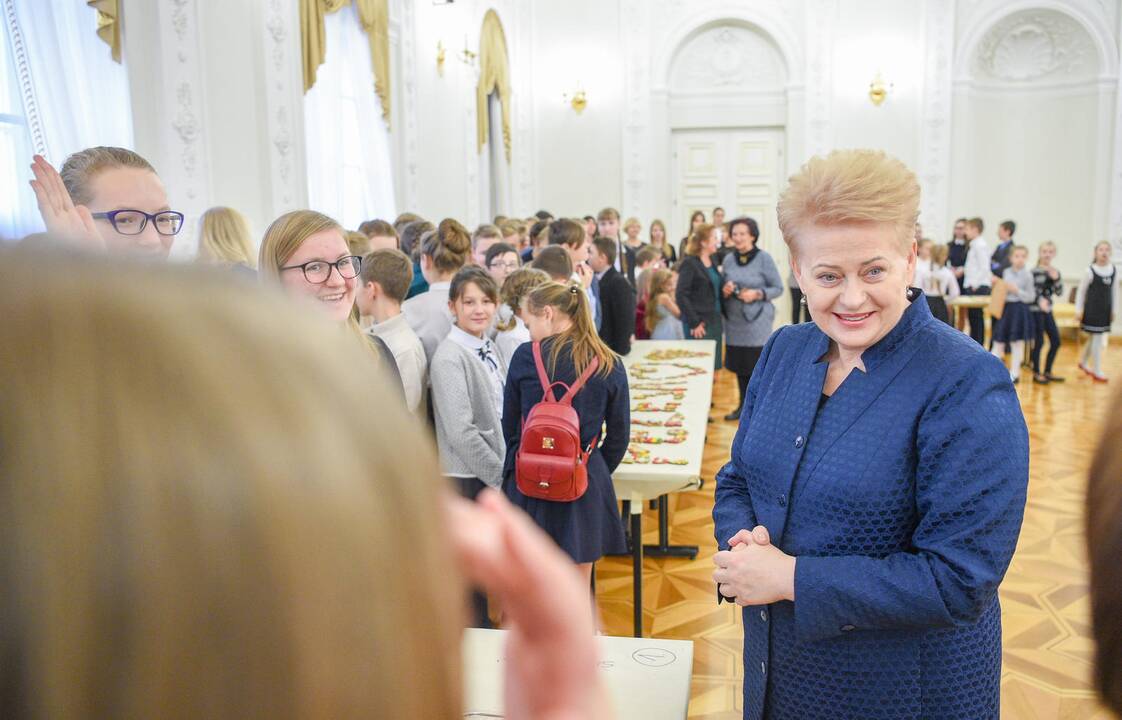 Tradicinis prezidentės ir vaikų susitikimas