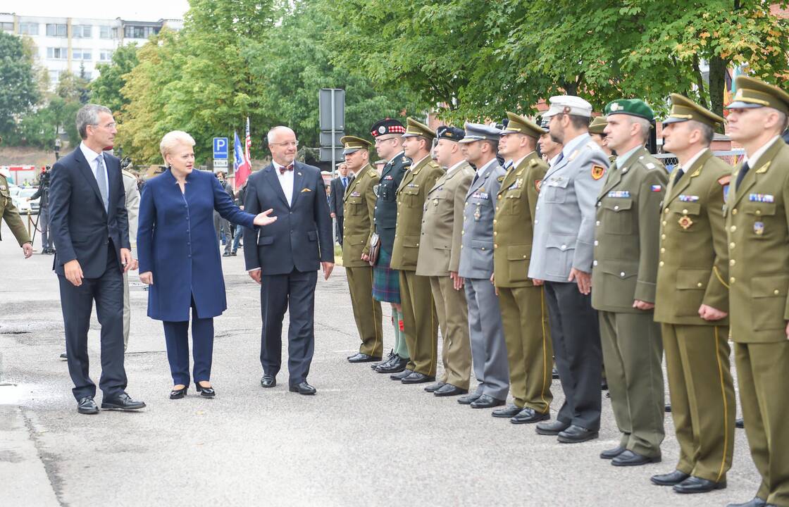 NATO štabo atidarymo ceremonija