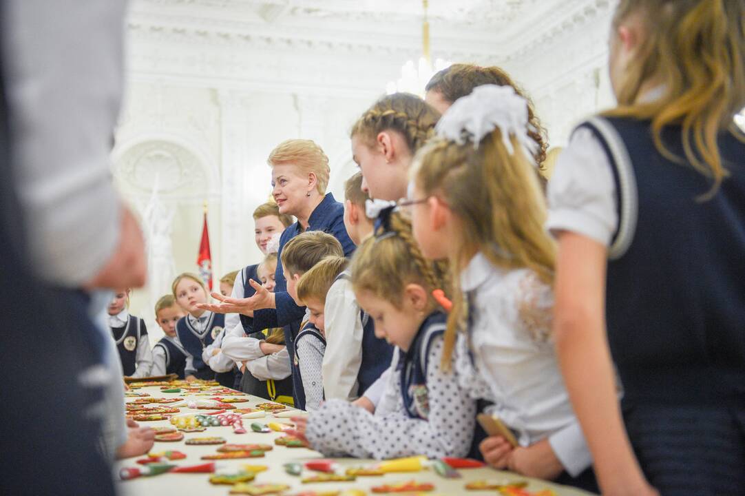 Tradicinis prezidentės ir vaikų susitikimas