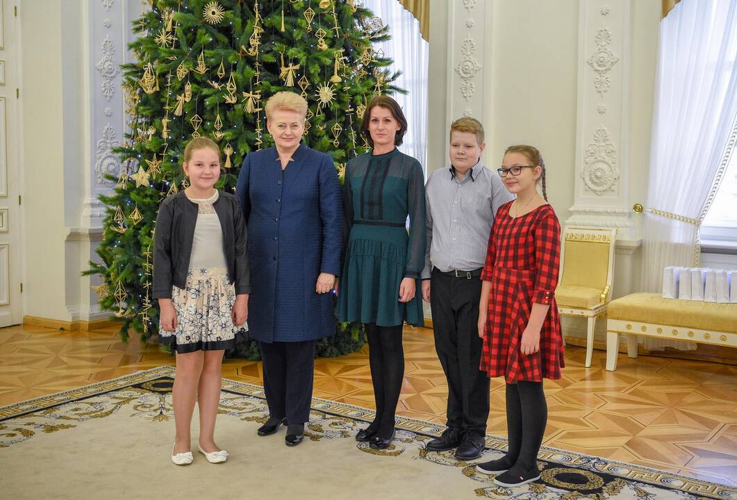 Tradicinis prezidentės ir vaikų susitikimas