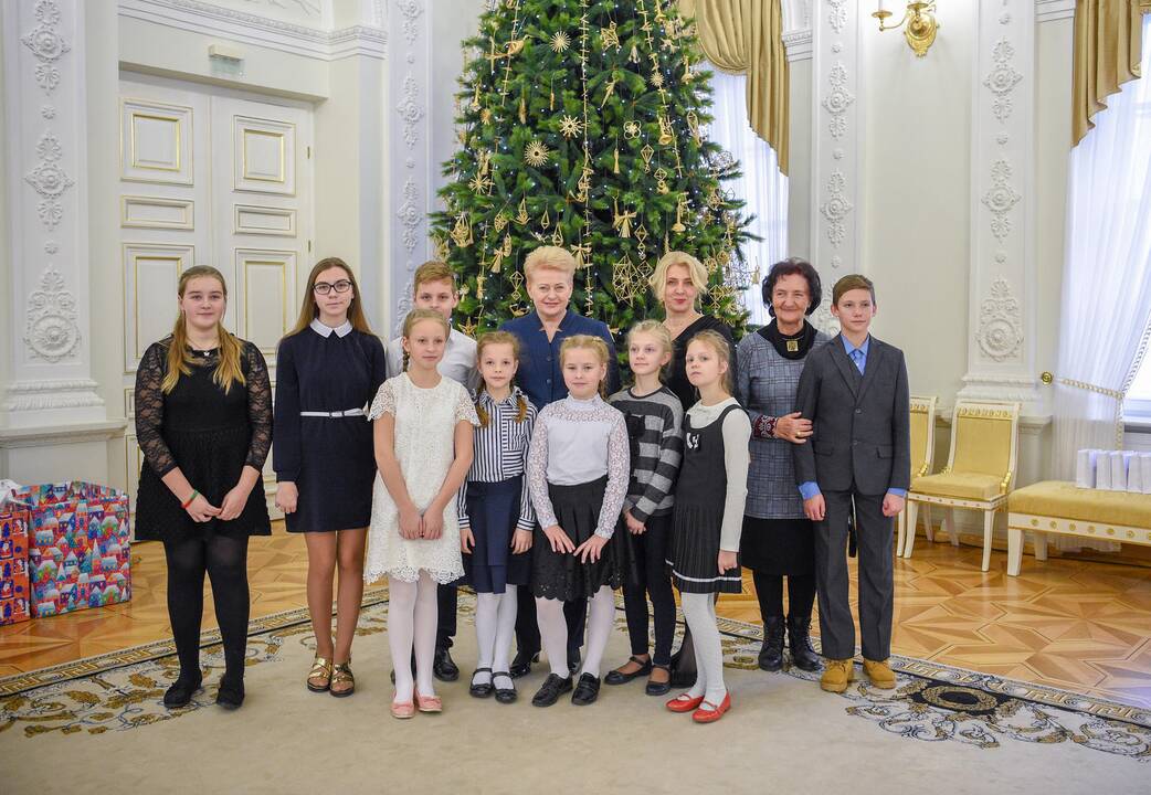 Tradicinis prezidentės ir vaikų susitikimas