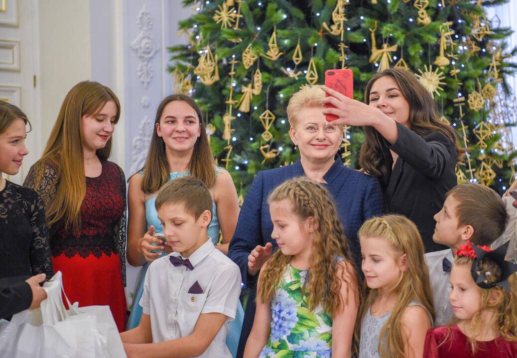 Tradicinis prezidentės ir vaikų susitikimas