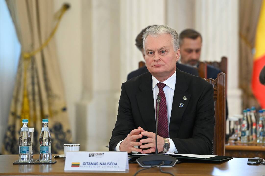 G. Nausėda dalyvauja Bukarešto devyneto lyderių susitikime