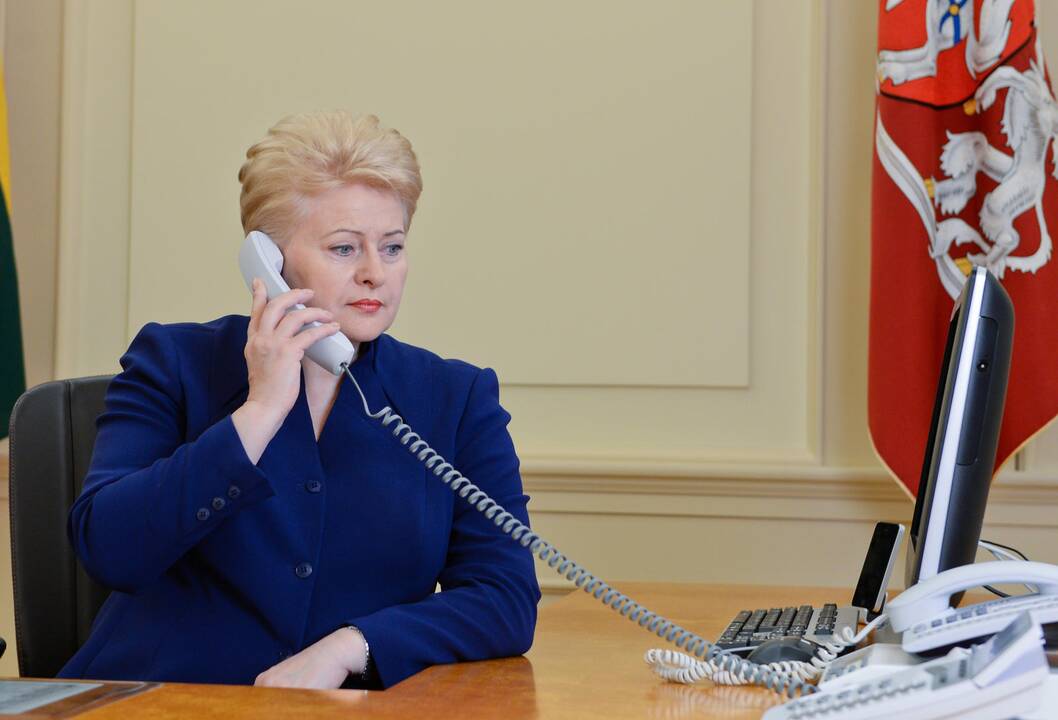 D. Grybauskaitė: JAV buvimas regione yra veiksminga atgrasymo priemonė