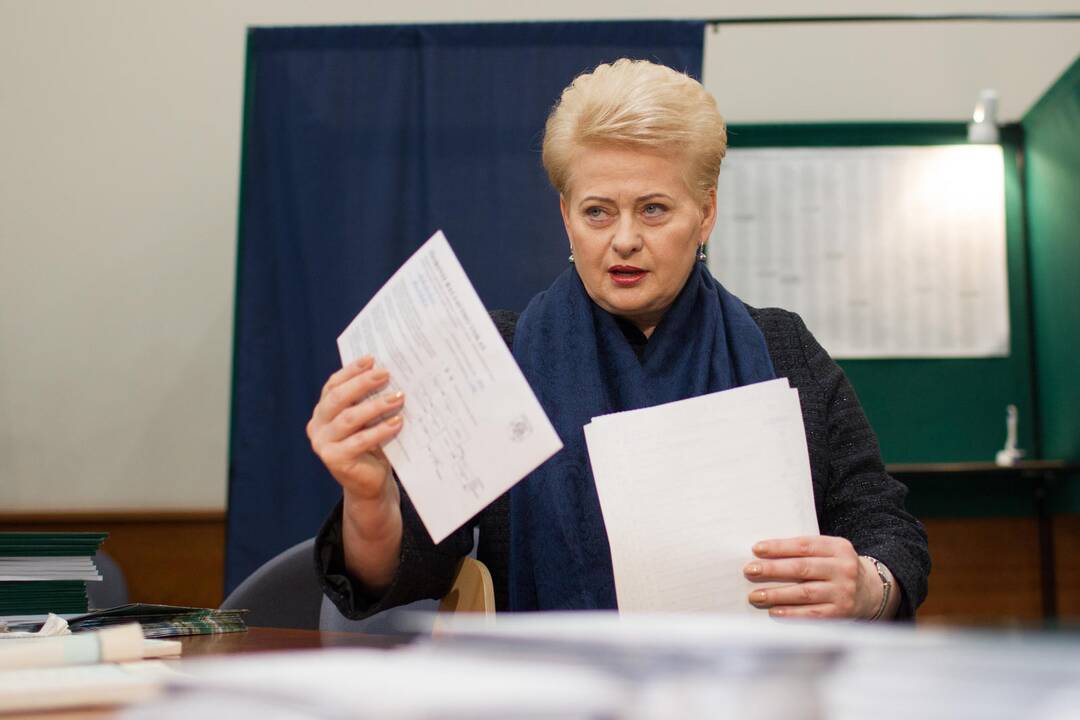 Prezidentė: ne politologai, o žmonės lems, kas sudarys valdančiąją daugumą