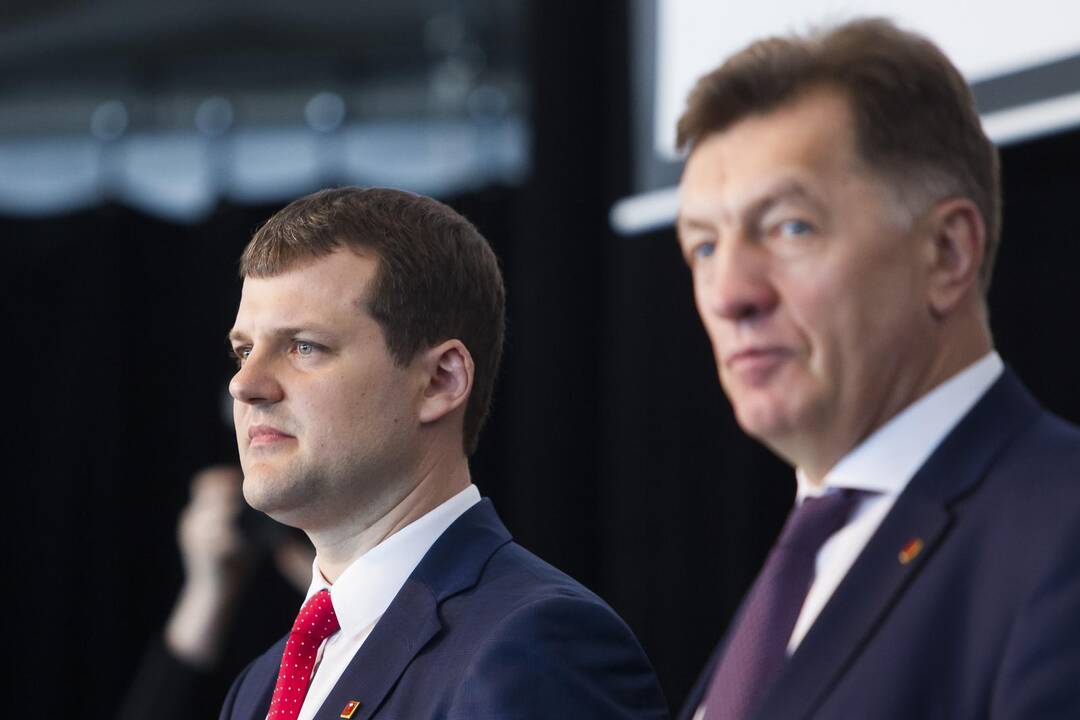 Socialdemokratus skaldo klausimas dėl koalicijos