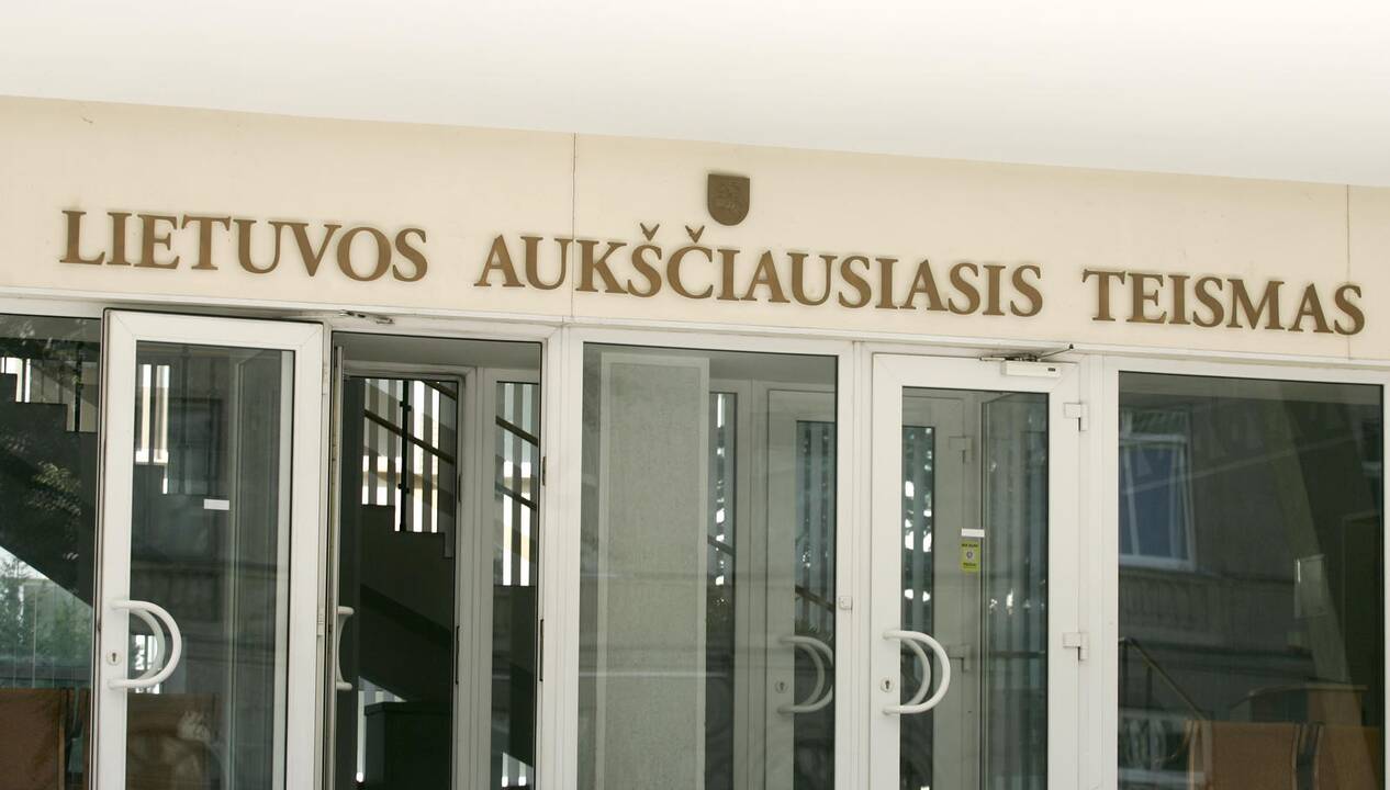 Aukščiausiajam Teismui pirmininkaus R. Norkus