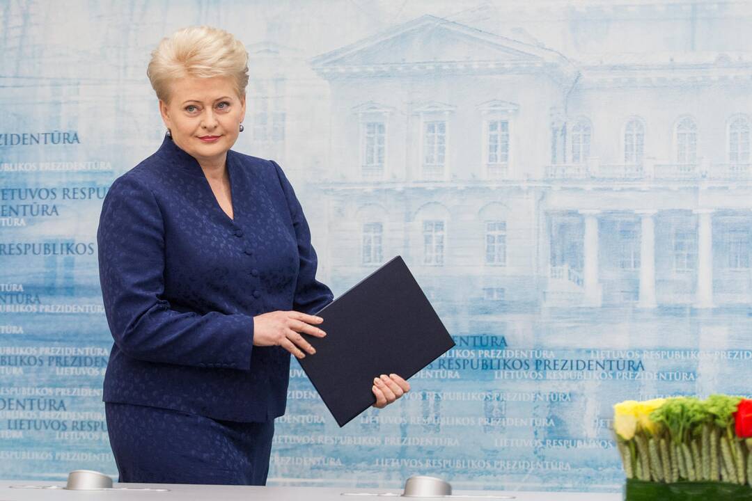 Prezidentės spaudos konferencija