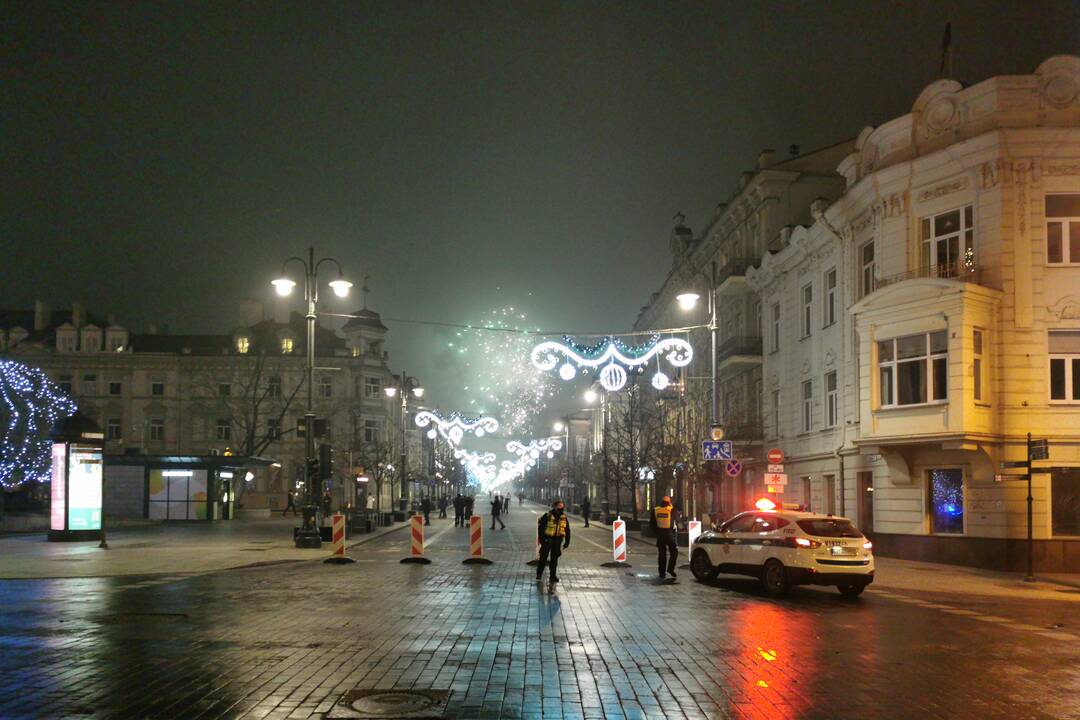 Naujųjų 2021 metų sutikimas Vilniuje