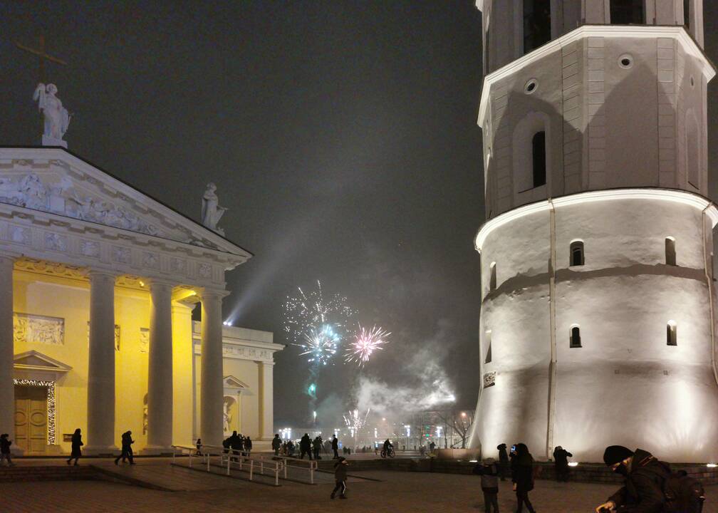 Naujųjų 2021 metų sutikimas Vilniuje