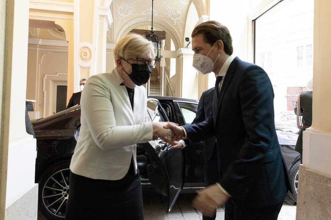 Premjerės vizitas Austrijoje