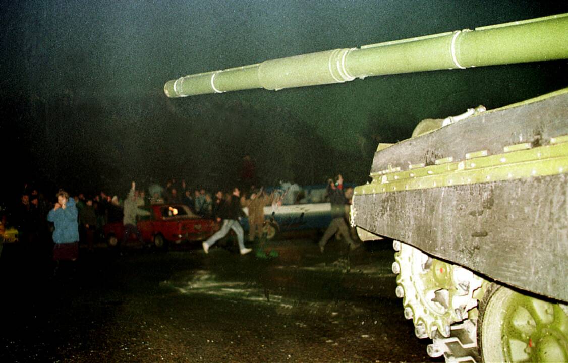 1991-ųjų sausio 13-osios naktis prie televizijos bokšto.
