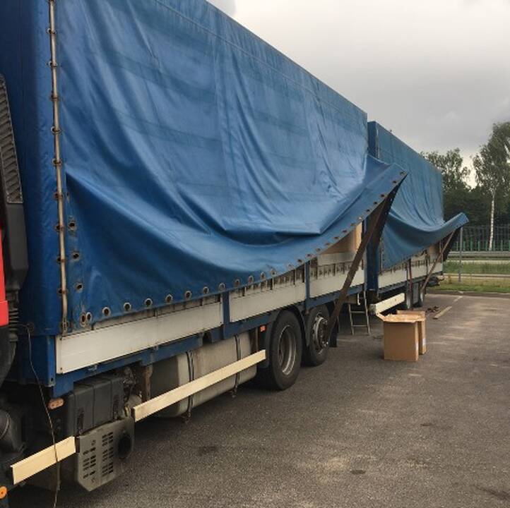 Trakų rajone sulaikyta 2,5 mln. eurų vertės cigarečių kontrabanda