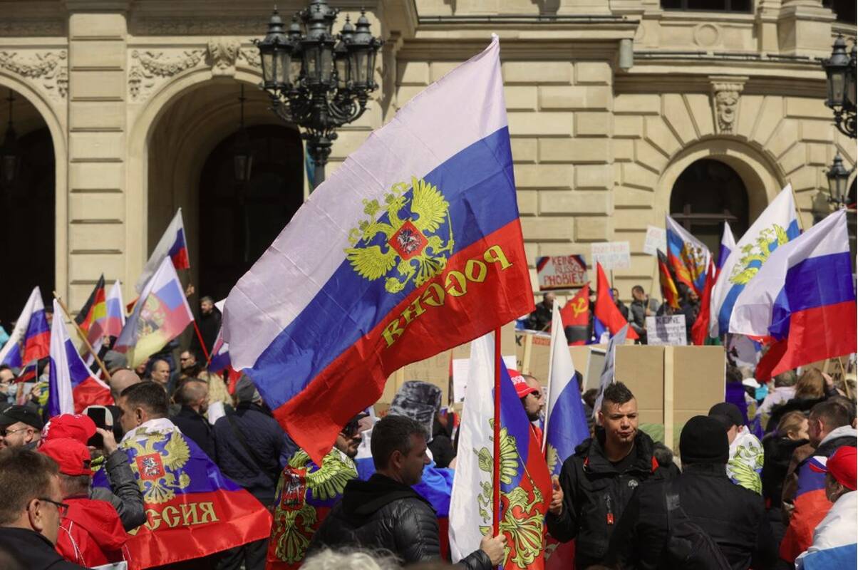 Prorusiškos akcijos sukėlė pasipiktinimą Vokietijoje