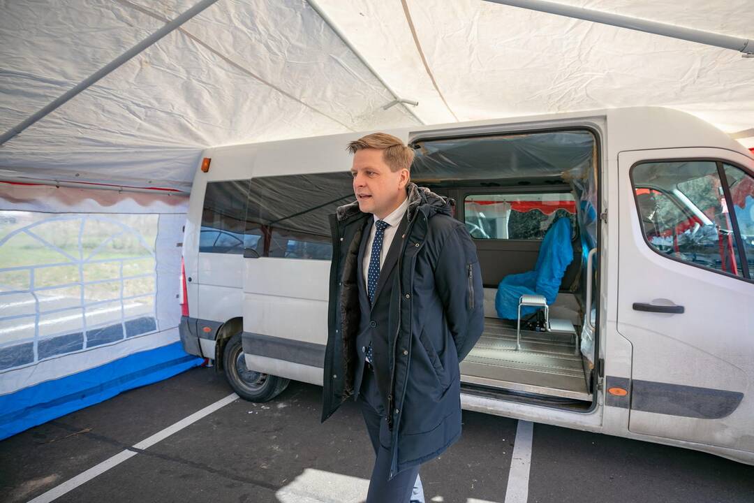 Vilniuje atidaroma mobili koronaviruso testavimo aikštelė