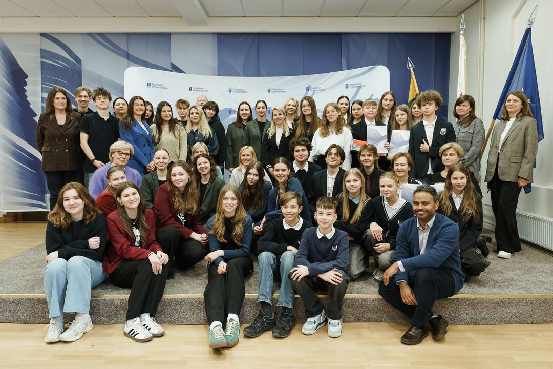 Klaipėdos universitete – moksleiviškas žvilgsnis į tvarumą