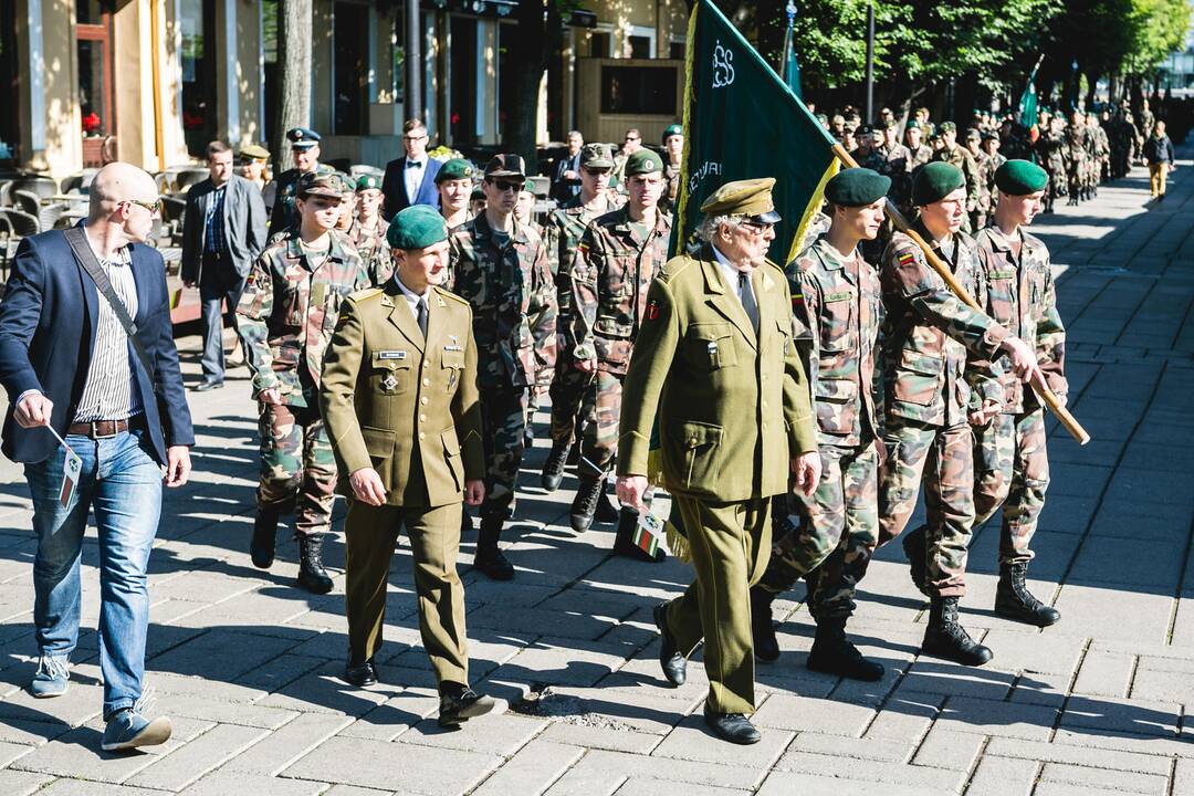 Lietuvos šauliai švenčia 95-erių metų įkūrimo jubiliejų