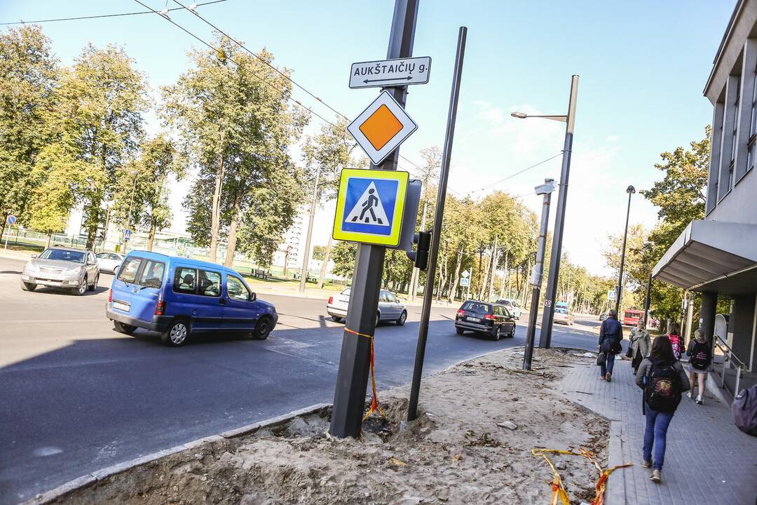K. Petrausko ir Žemaičių g. sankryža