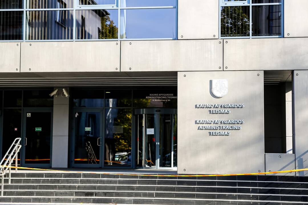 Pranešta apie sprogmenis Kauno teisme ir mokesčių inspekcijoje