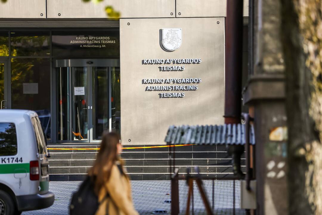 Pranešta apie sprogmenis Kauno teisme ir mokesčių inspekcijoje